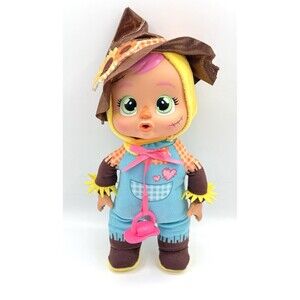 Cry Babies Doll Tiny Cuddles 12" Scarecrow With Pacifier  Halloween Decor